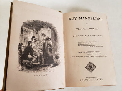 Guy Mannering, Alta Edition (Late 1800s) - Hardcover