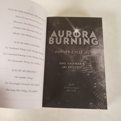 Aurora Burning - Advance Reader's Copy, Paperback