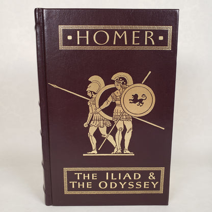 The Iliad & The Odyssey - 1999 Barnes & Noble Leatherbound Hardcover