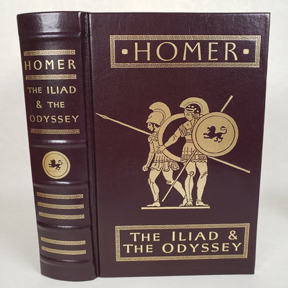 The Iliad & The Odyssey - 1999 Barnes & Noble Leatherbound Hardcover