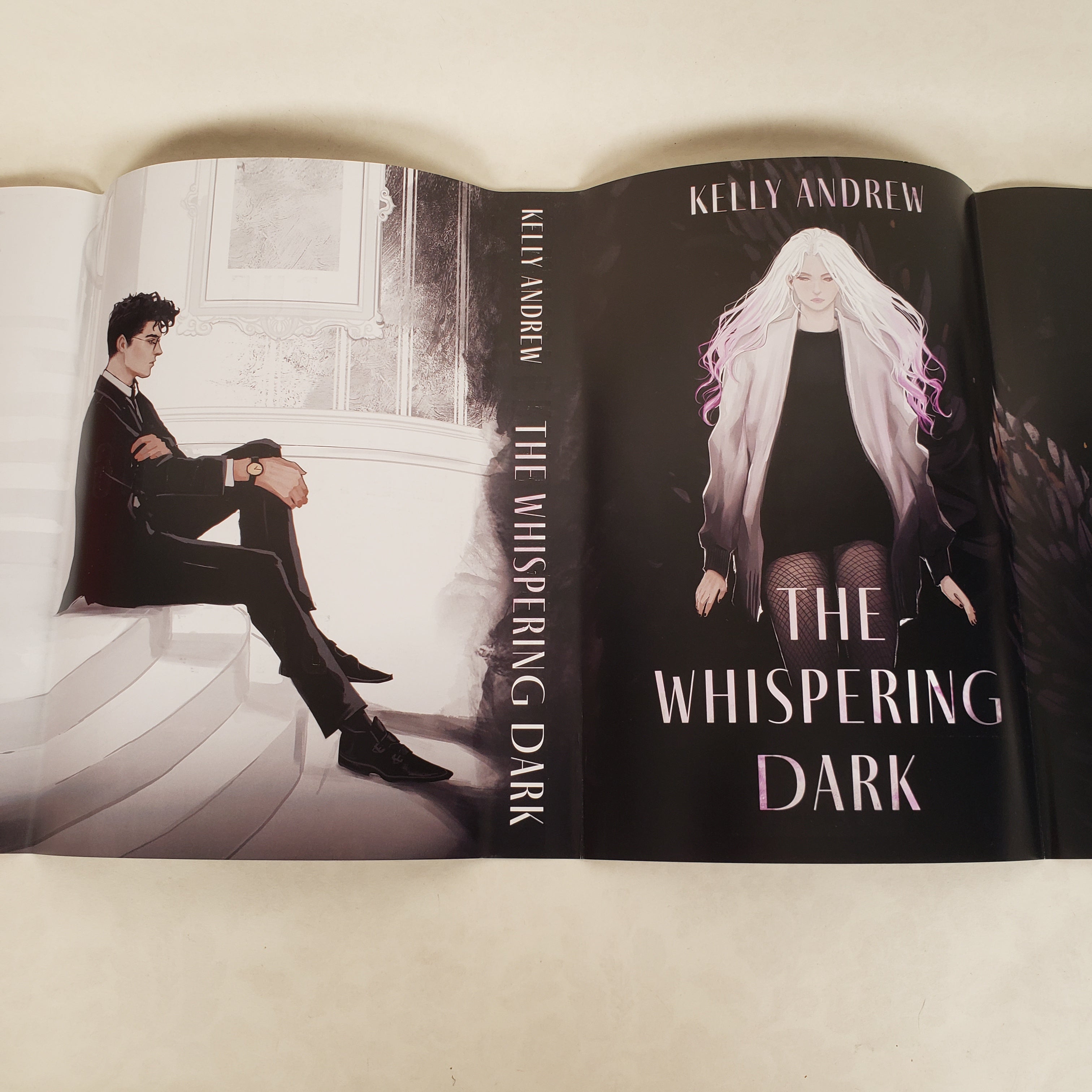 Illumicrate SIGNED Edition selling THE WHISPERING DARK by Kelly Andrew