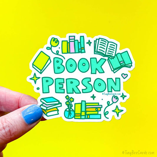 "Book Person" Vinyl Sticker