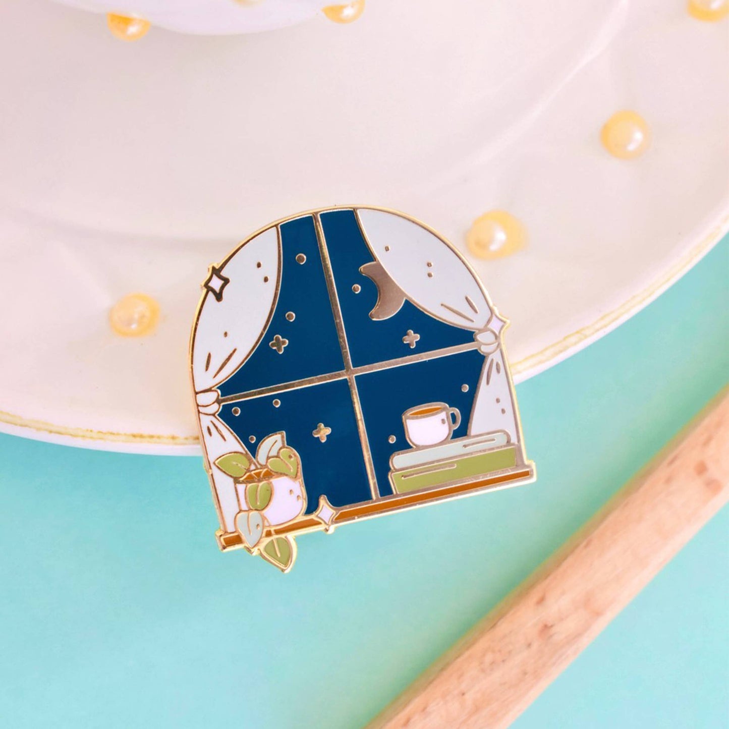 Cozy Nights Enamel Pin